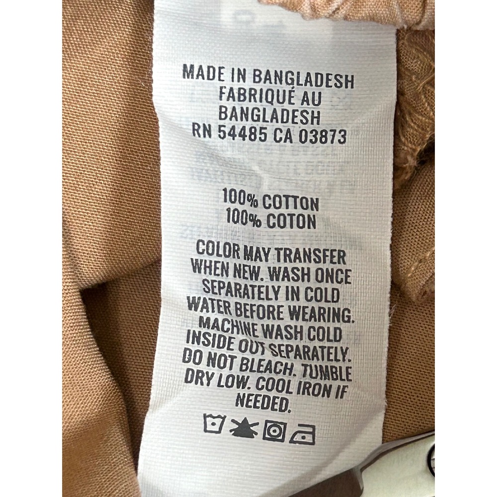 Aerie Tan Khaki High Waisted Cargo Jogger Pants 100% Cotton XS 1623630300 - Picture 11 of 14